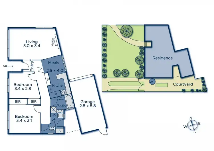Floorplan of Homely unit listing, 1/23 Clyde Street, Surrey Hills VIC 3127