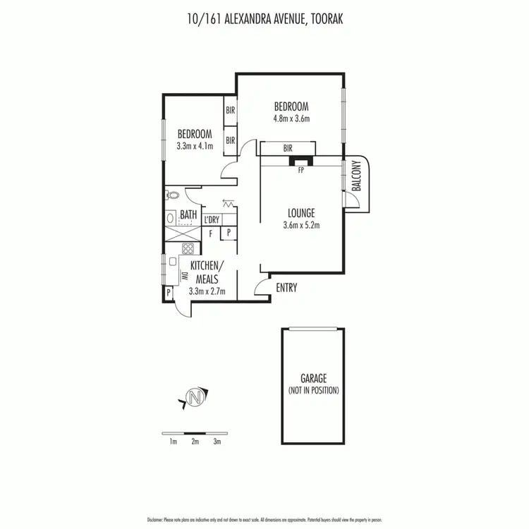 Floorplan of Homely apartment listing, 10/161 Alexandra Avenue, Toorak VIC 3142