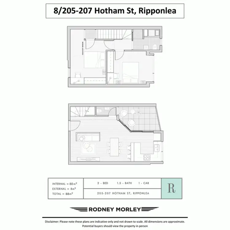 Floorplan of Homely house listing, 8/205-207 Hotham Street, St Kilda East VIC 3183