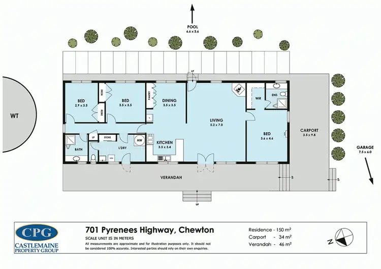 Floorplan of Homely house listing, 701 Pyrenees Highway, Chewton VIC 3451