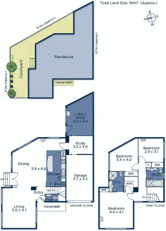 Floorplan of Homely townhouse listing, 4/3 Creek Road, Mitcham VIC 3132