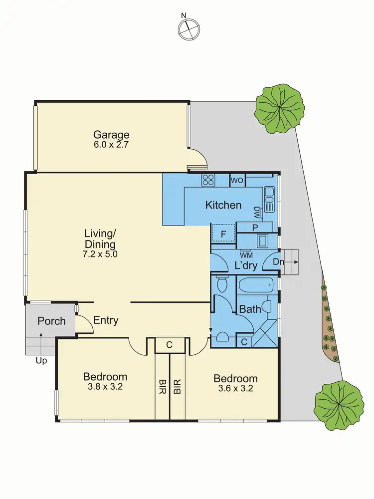 Floorplan of Homely unit listing, 6/21-23 Pyne Street, Caulfield VIC 3162