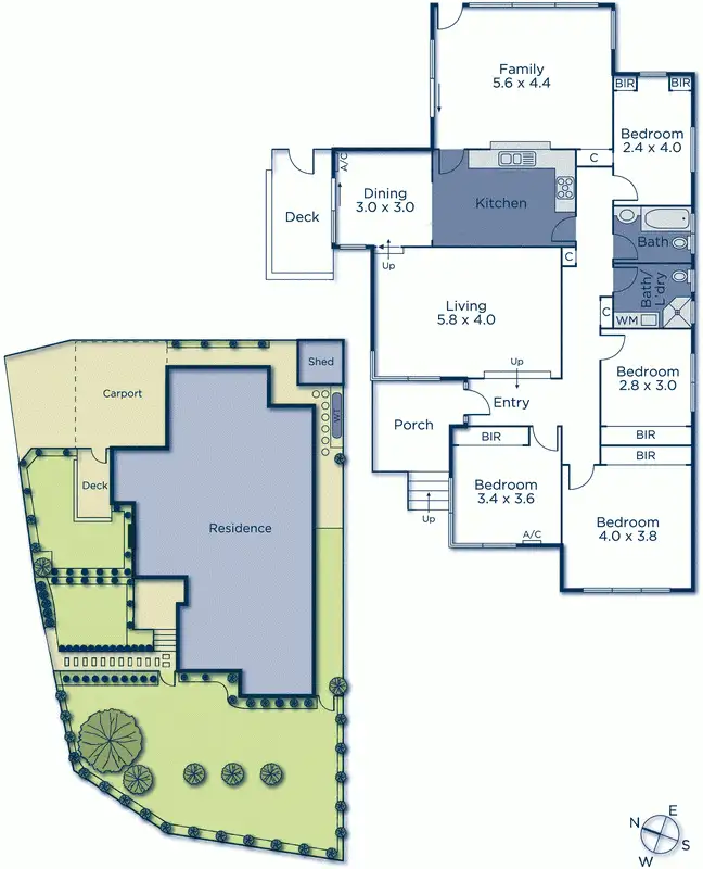 Floorplan of Homely house listing, 1 Dunlavin Road, Mitcham VIC 3132