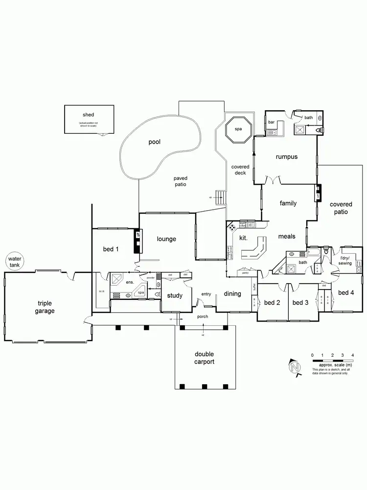 Floorplan of Homely house listing, Address available on request
