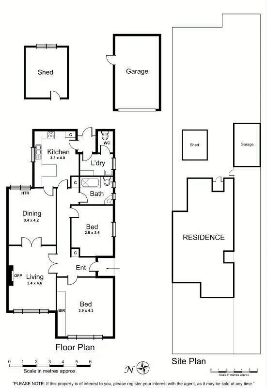 Floorplan of Homely house listing, 21 Arthur Street, Sandringham VIC 3191