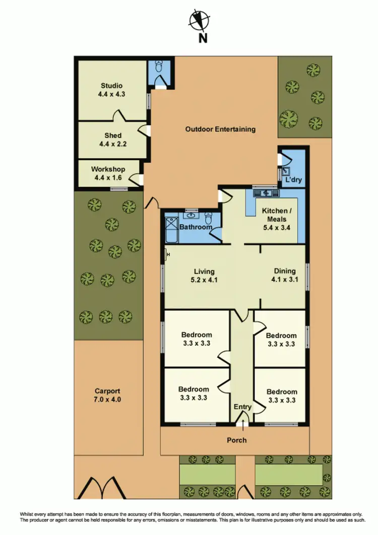 Floorplan of Homely house listing, 51 Newell Street, Footscray VIC 3011