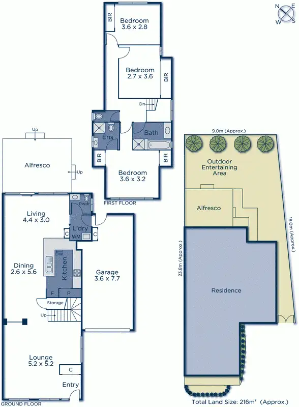 Floorplan of Homely townhouse listing, 3/227-231 Mitcham Road, Mitcham VIC 3132