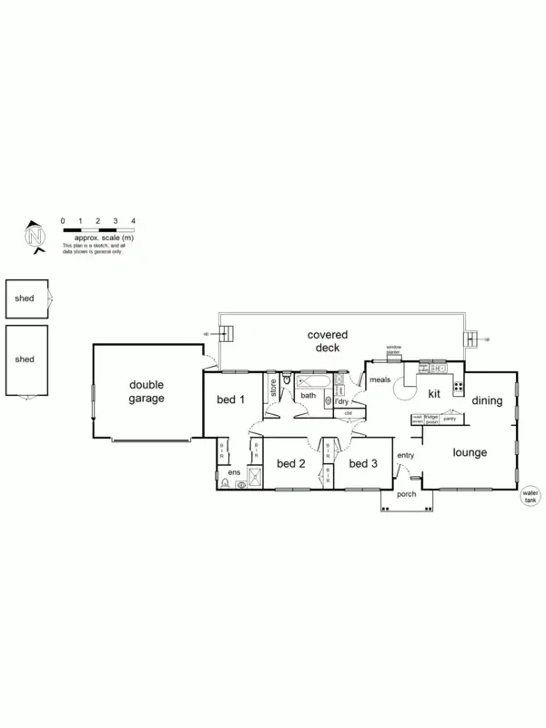 Floorplan of Homely house listing, 21 Lee-Ann Crescent, Croydon VIC 3136