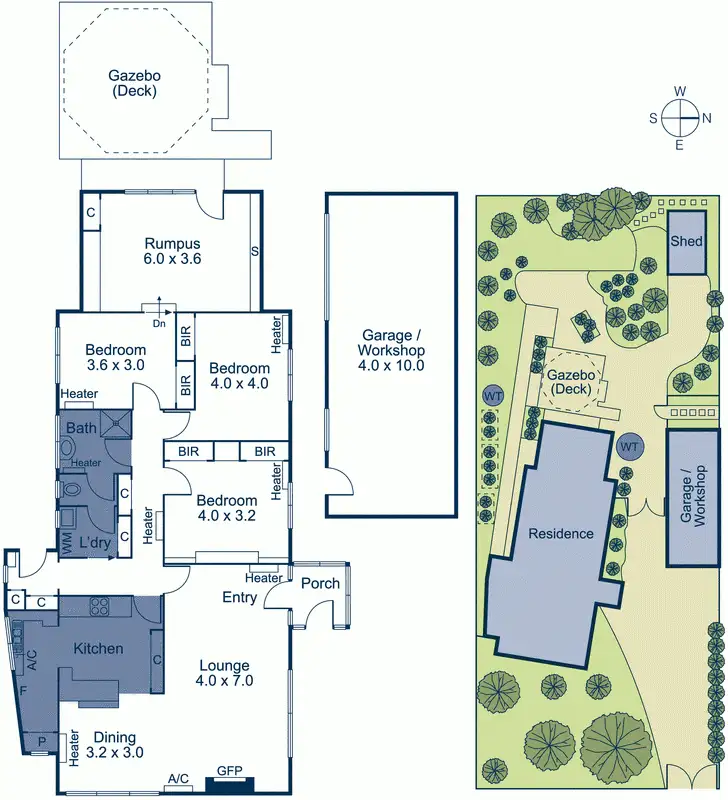 Floorplan of Homely house listing, 8 Denman Street, Mitcham VIC 3132