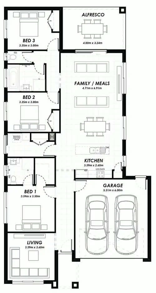 Floorplan of Homely house listing, 401 Temple Street, Tarneit VIC 3029