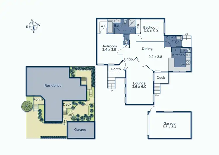 Floorplan of Homely unit listing, 3/99 Severn Street, Box Hill North VIC 3129