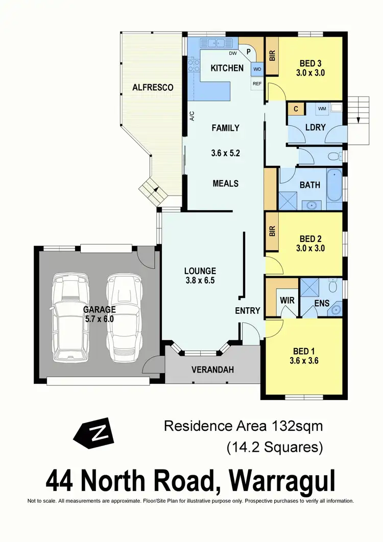 Floorplan of Homely house listing, 44 North Road, Warragul VIC 3820