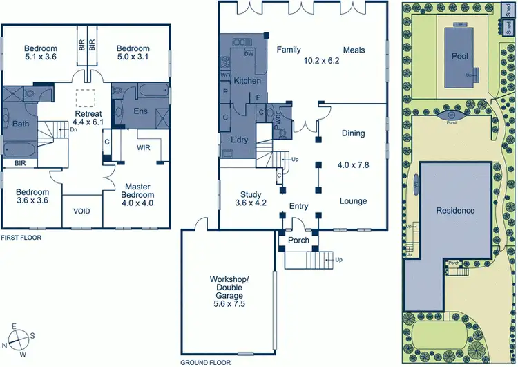 Floorplan of Homely house listing, 4 Frater Street, Kew East VIC 3102