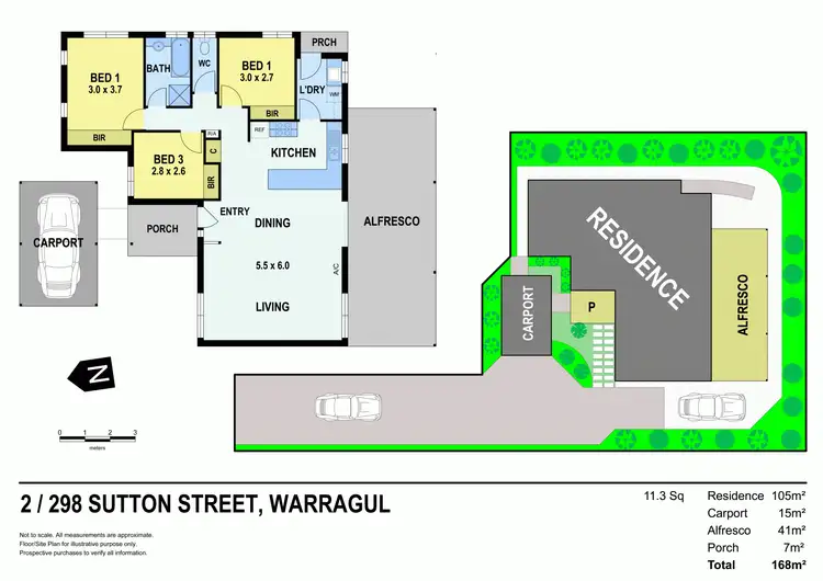 Floorplan of Homely house listing, 2/298 Sutton Street, Warragul VIC 3820