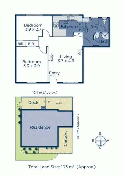 Floorplan of Homely unit listing, 7/14 Jubilee Street, Nunawading VIC 3131
