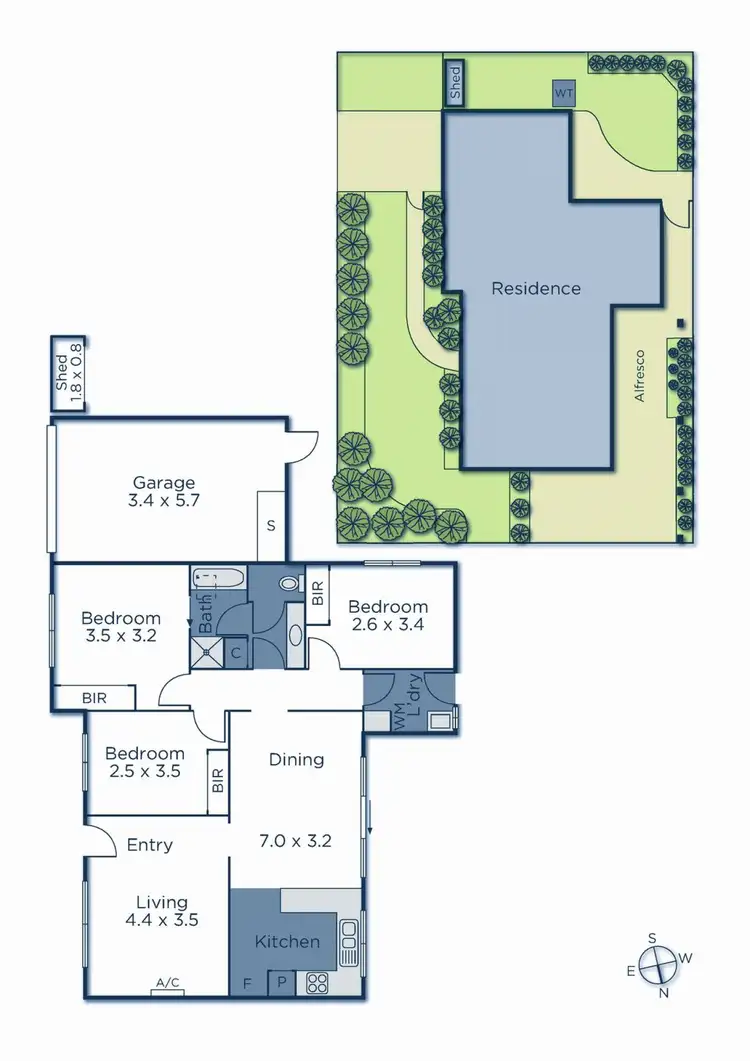 Floorplan of Homely house listing, 15 Bellarine Drive, Cranbourne VIC 3977