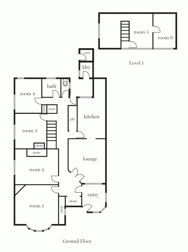 Floorplan of Homely house listing, 12 Raglan Street North, Ballarat VIC 3350