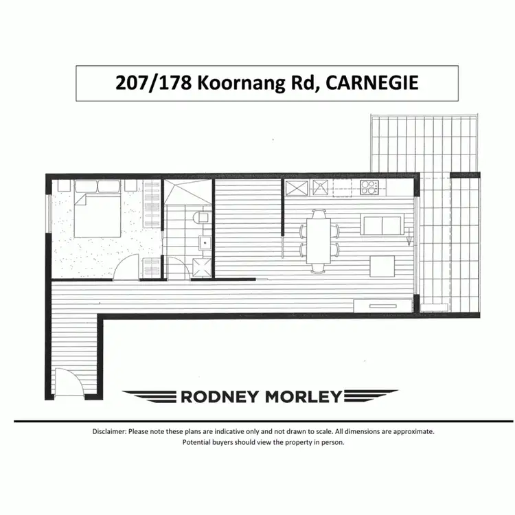 Floorplan of Homely apartment listing, 403/178 Koornang Road, Carnegie VIC 3163