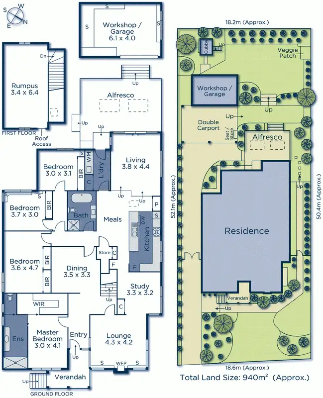Floorplan of Homely house listing, 16 Vasey Concourse, Ringwood East VIC 3135