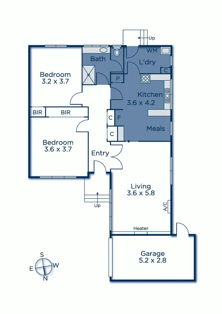 Floorplan of Homely unit listing, 4/251 Highfield Road, Camberwell VIC 3124