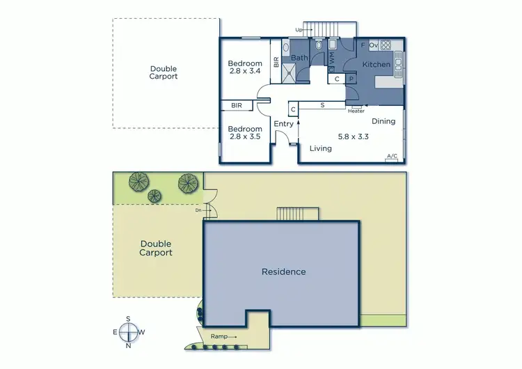 Floorplan of Homely unit listing, 2/2 Willow Street, Box Hill North VIC 3129