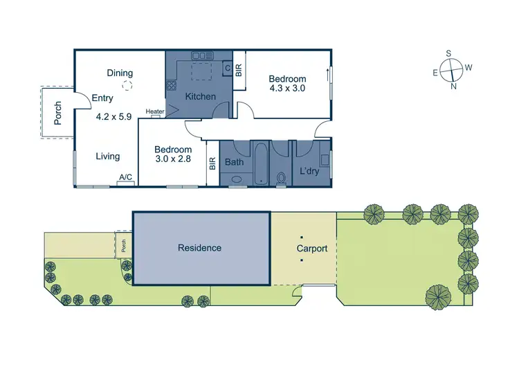 Floorplan of Homely unit listing, 1/49 Elgar Road, Burwood VIC 3125