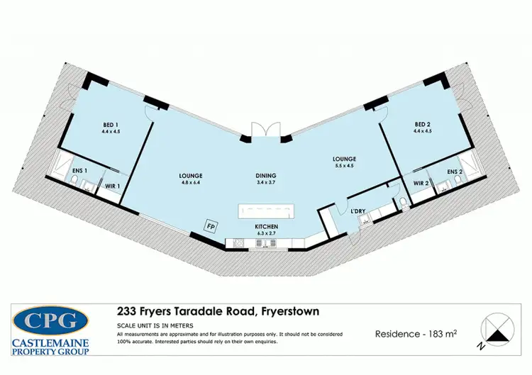 Floorplan of Homely house listing, 233 Fryers-Taradale Road, Fryerstown VIC 3451