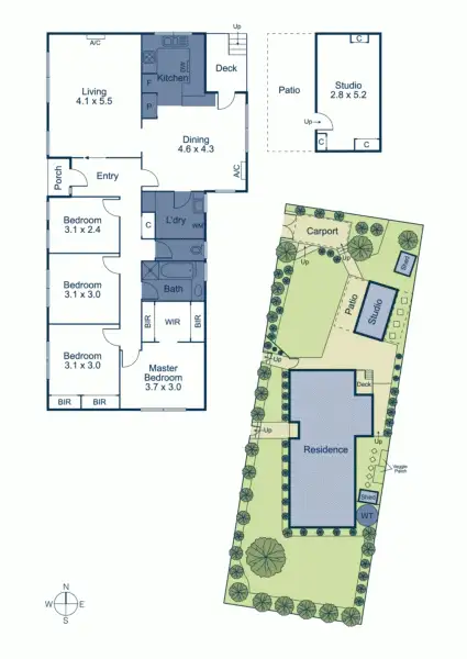 Floorplan of Homely house listing, 297A Springfield Road, Nunawading VIC 3131