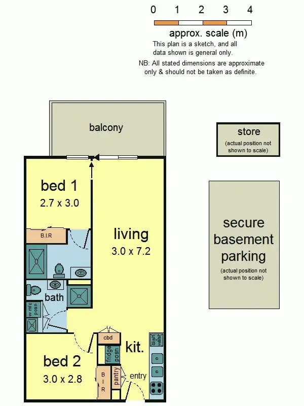Floorplan of Homely apartment listing, 213/15-21 Harrow Street, Box Hill VIC 3128