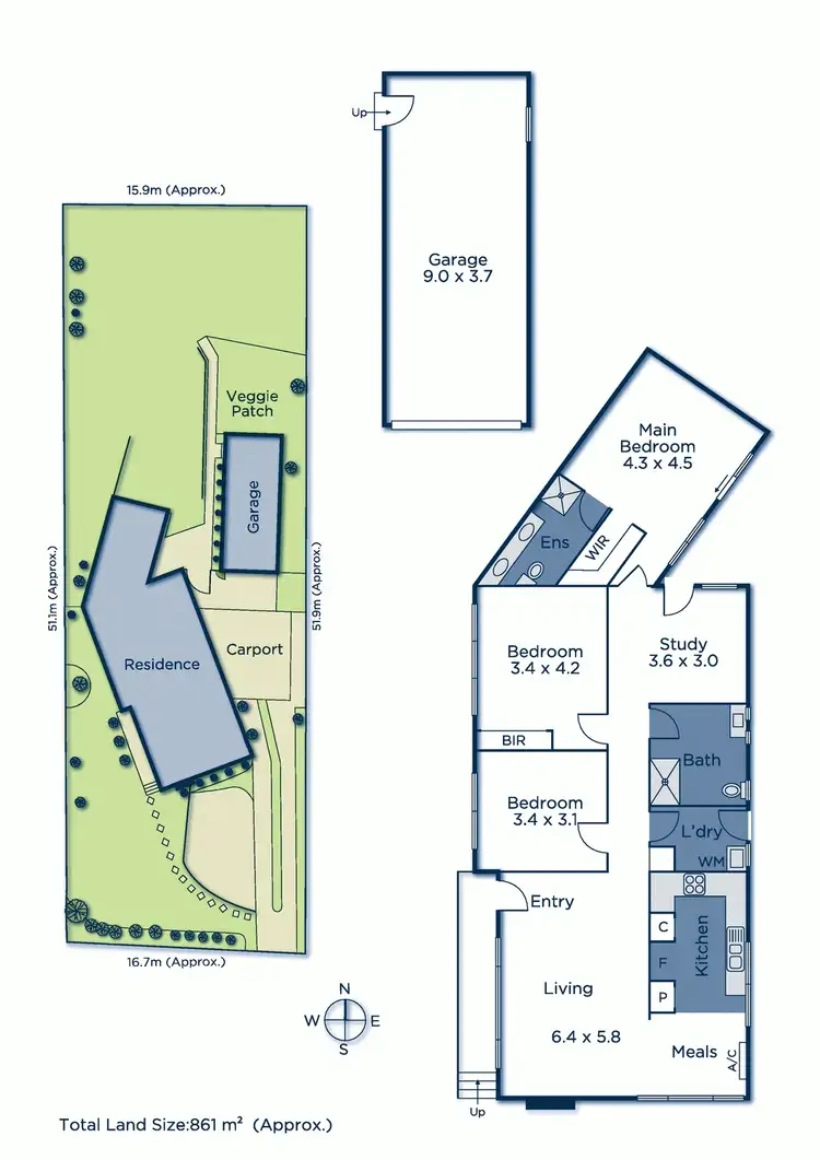 Floorplan of Homely house listing, 17 Dudley Street, Mitcham VIC 3132