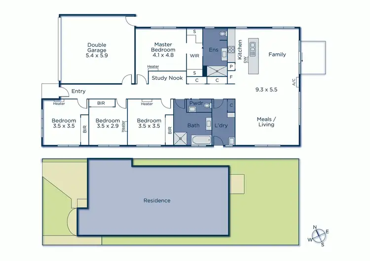 Floorplan of Homely house listing, 124 Crossway Avenue, Tarneit VIC 3029
