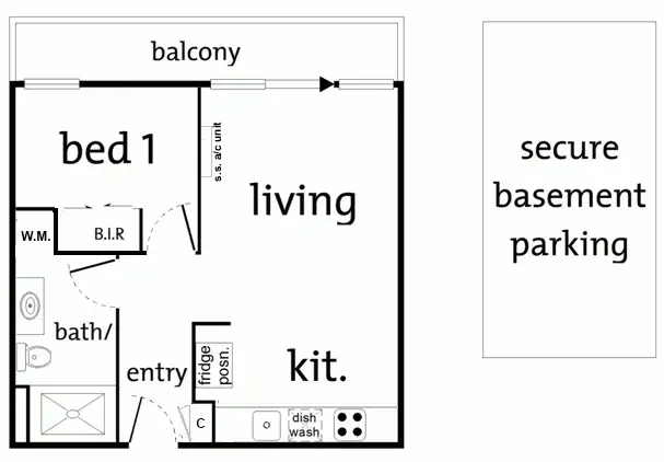Floorplan of Homely apartment listing, Address available on request