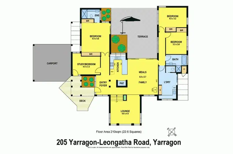 Floorplan of Homely house listing, 205 Yarragon-Leongatha Road, Yarragon VIC 3823