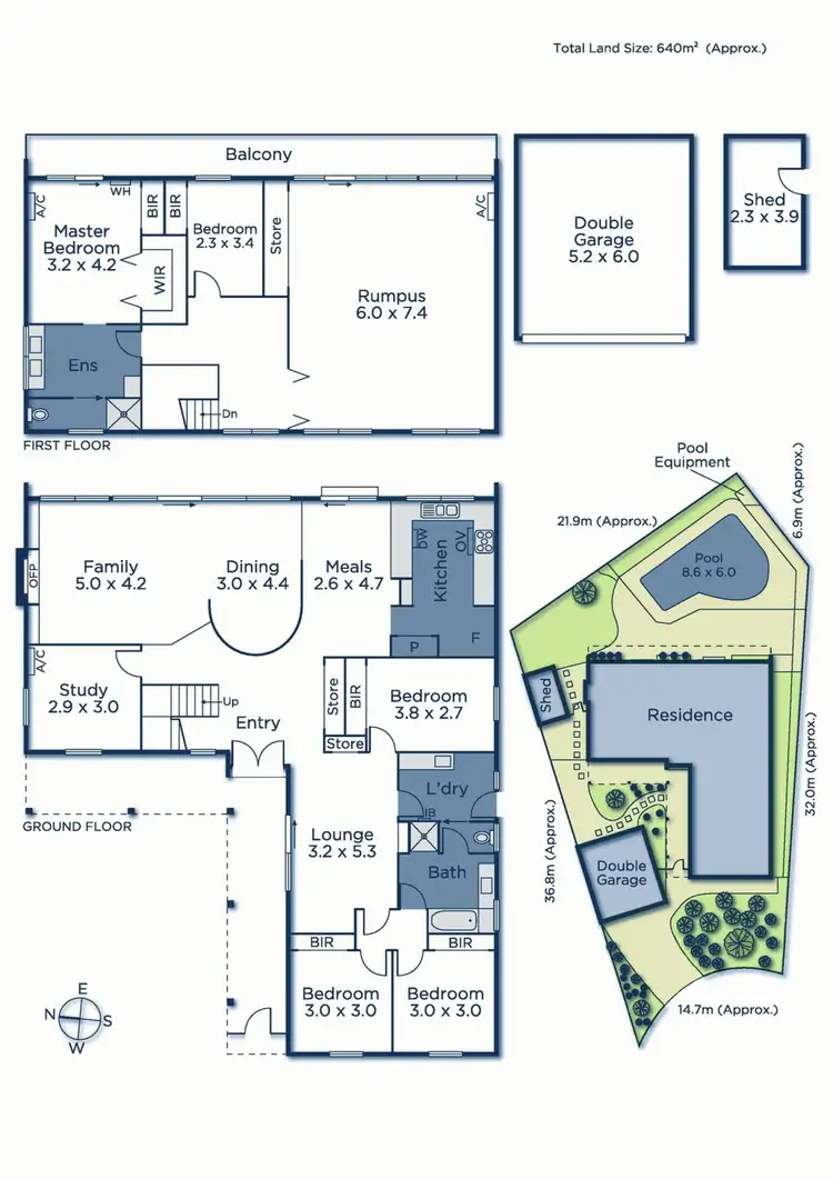 Floorplan of Homely house listing, 107 Orient Avenue, Mitcham VIC 3132