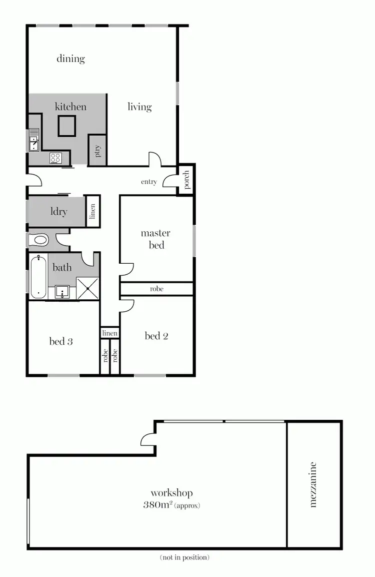 Floorplan of Homely house listing, 406 Joseph Street, Canadian VIC 3350