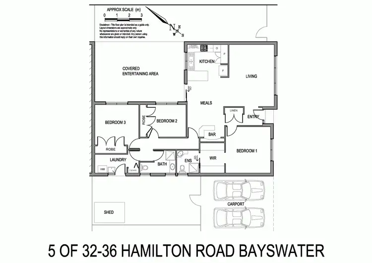 Floorplan of Homely unit listing, 5/32-36 Hamilton Road, Bayswater North VIC 3153
