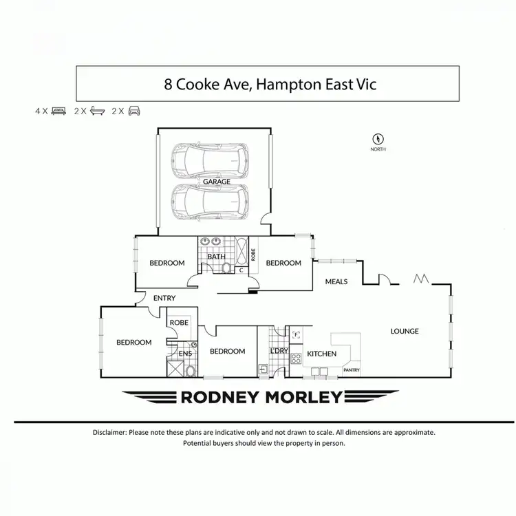 Floorplan of Homely house listing, 8 Cooke Avenue, Hampton East VIC 3188