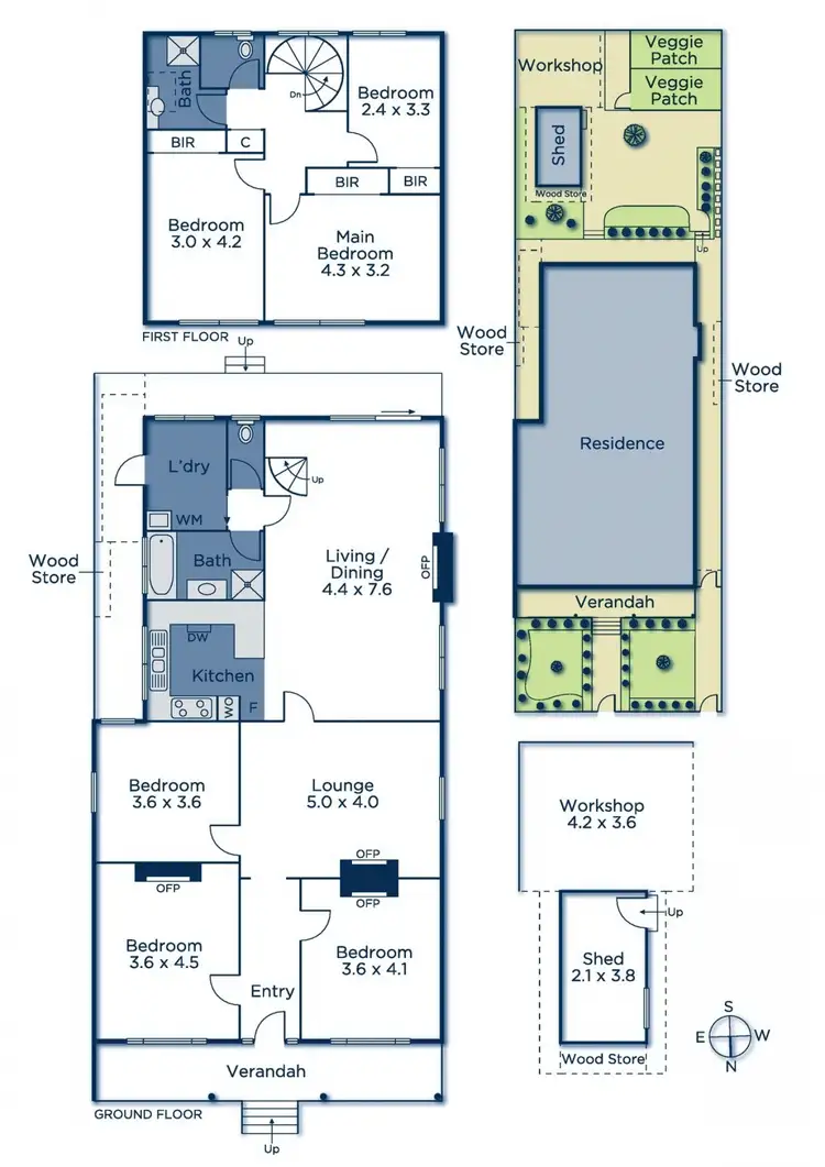 Floorplan of Homely house listing, 4 Temple Street, Hawthorn East VIC 3123