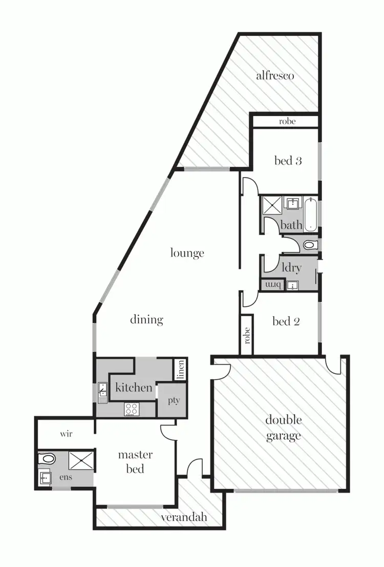 Floorplan of Homely house listing, 15 Pryor Street, Mount Pleasant VIC 3350