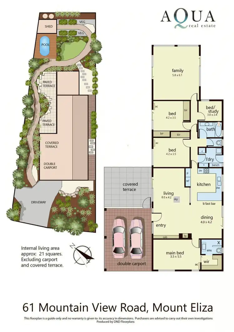 Floorplan of Homely house listing, 61 Mountain View Road, Mount Eliza VIC 3930