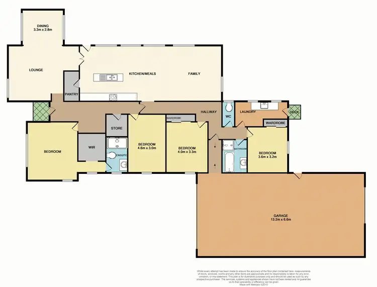 Floorplan of Homely house listing, 11 Jewel Court, Nerrina VIC 3350