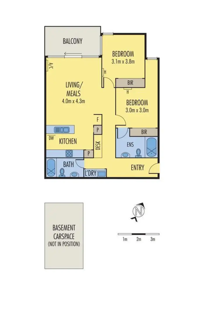Floorplan of Homely apartment listing, 114/2A Montrose Place, Hawthorn East VIC 3123