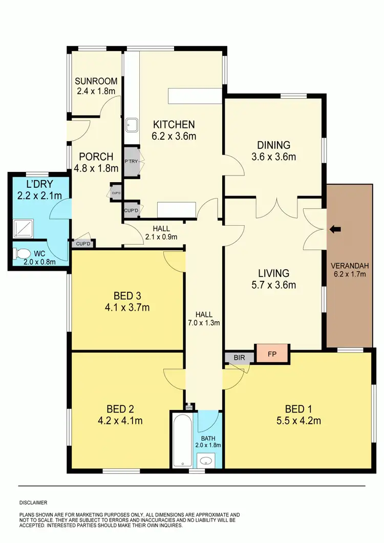Floorplan of Homely house listing, 1426 Gregory Street, Lake Wendouree VIC 3350