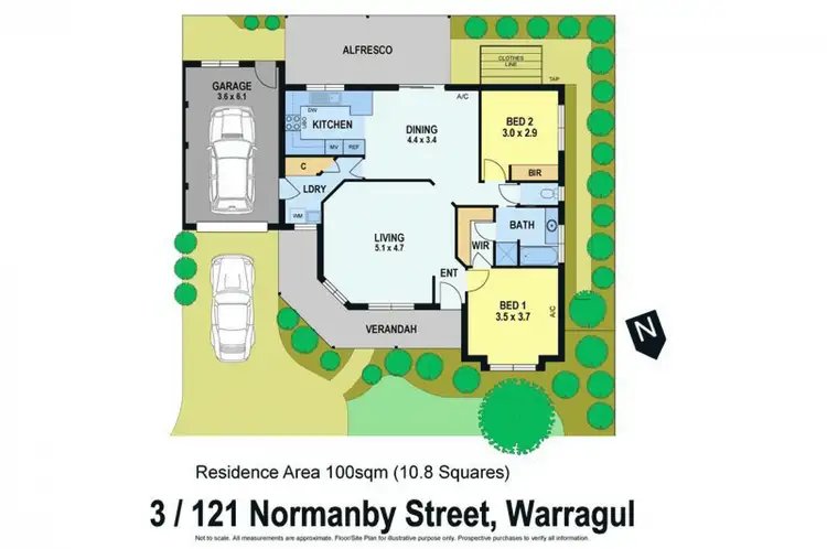 Floorplan of Homely unit listing, 3/121 Normanby Street, Warragul VIC 3820