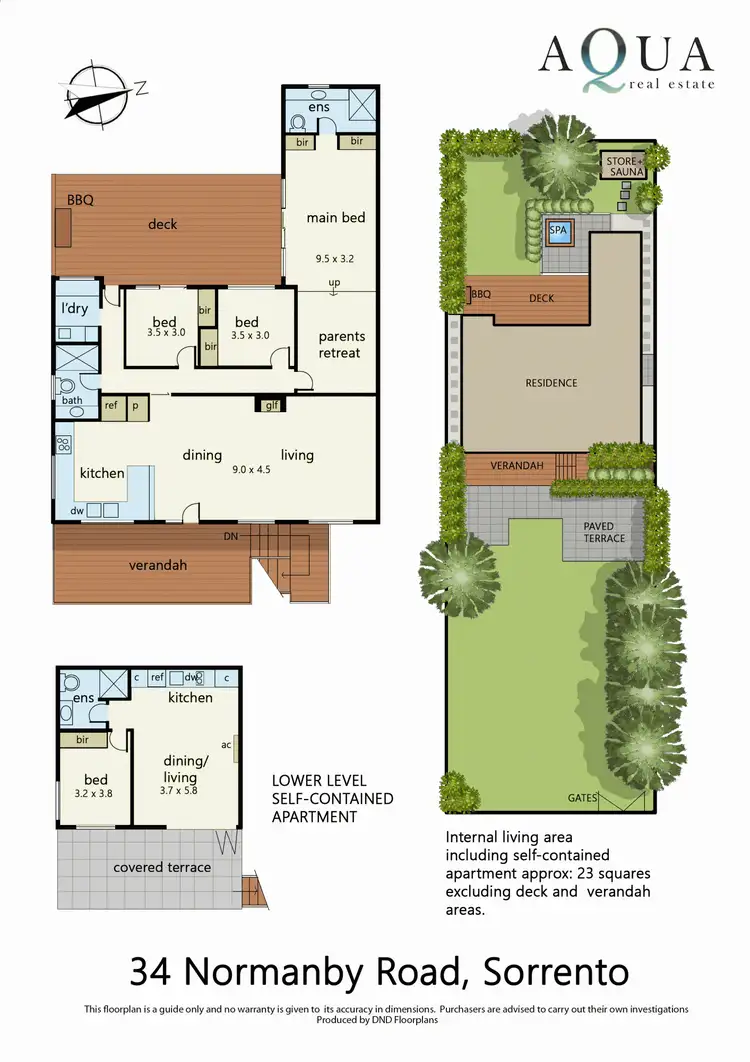 Floorplan of Homely house listing, 34 Normanby Road, Sorrento VIC 3943