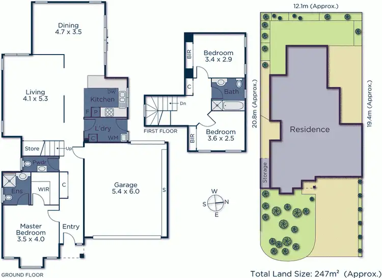 Floorplan of Homely townhouse listing, 6/335 Hawthorn Road, Vermont South VIC 3133