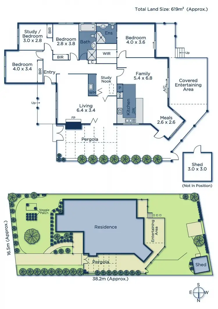 Floorplan of Homely house listing, 58 Menin Road, Forest Hill VIC 3131