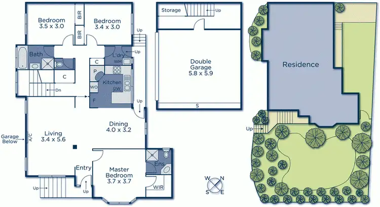 Floorplan of Homely unit listing, 1/77 Winfield Road, Balwyn North VIC 3104
