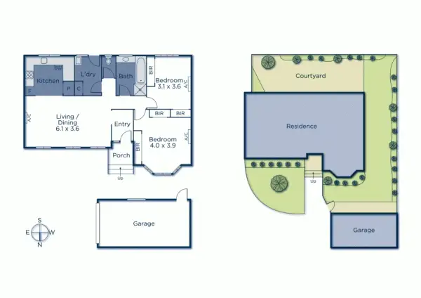 Floorplan of Homely unit listing, 2/1-3 Friend Street, Mont Albert North VIC 3129