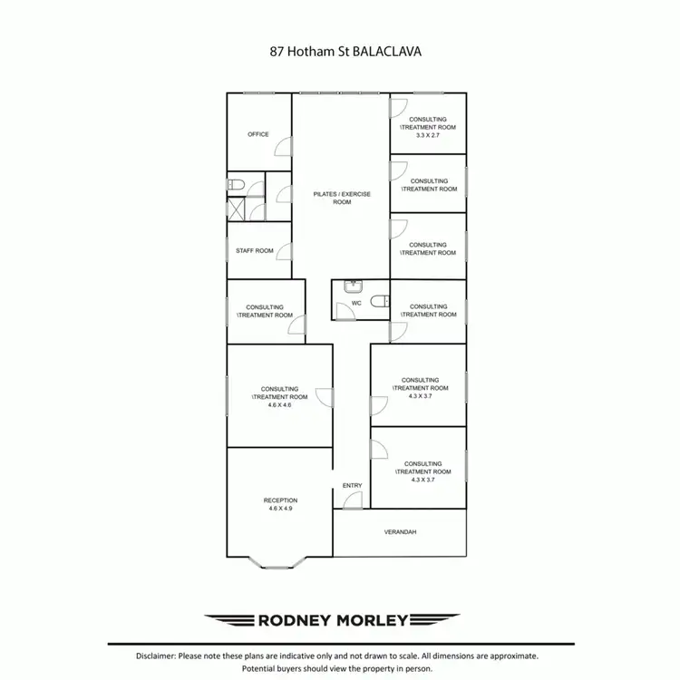 Floorplan of Homely house listing, 87 Hotham Street, Balaclava VIC 3183